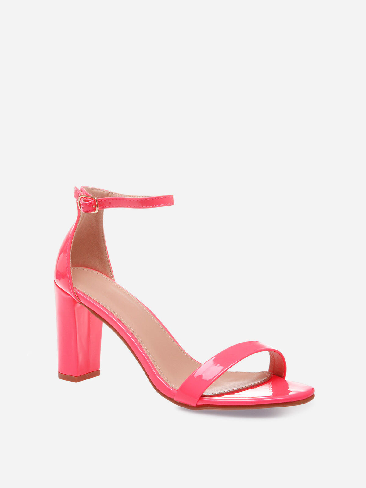 Sandales fluo vernies- Rose