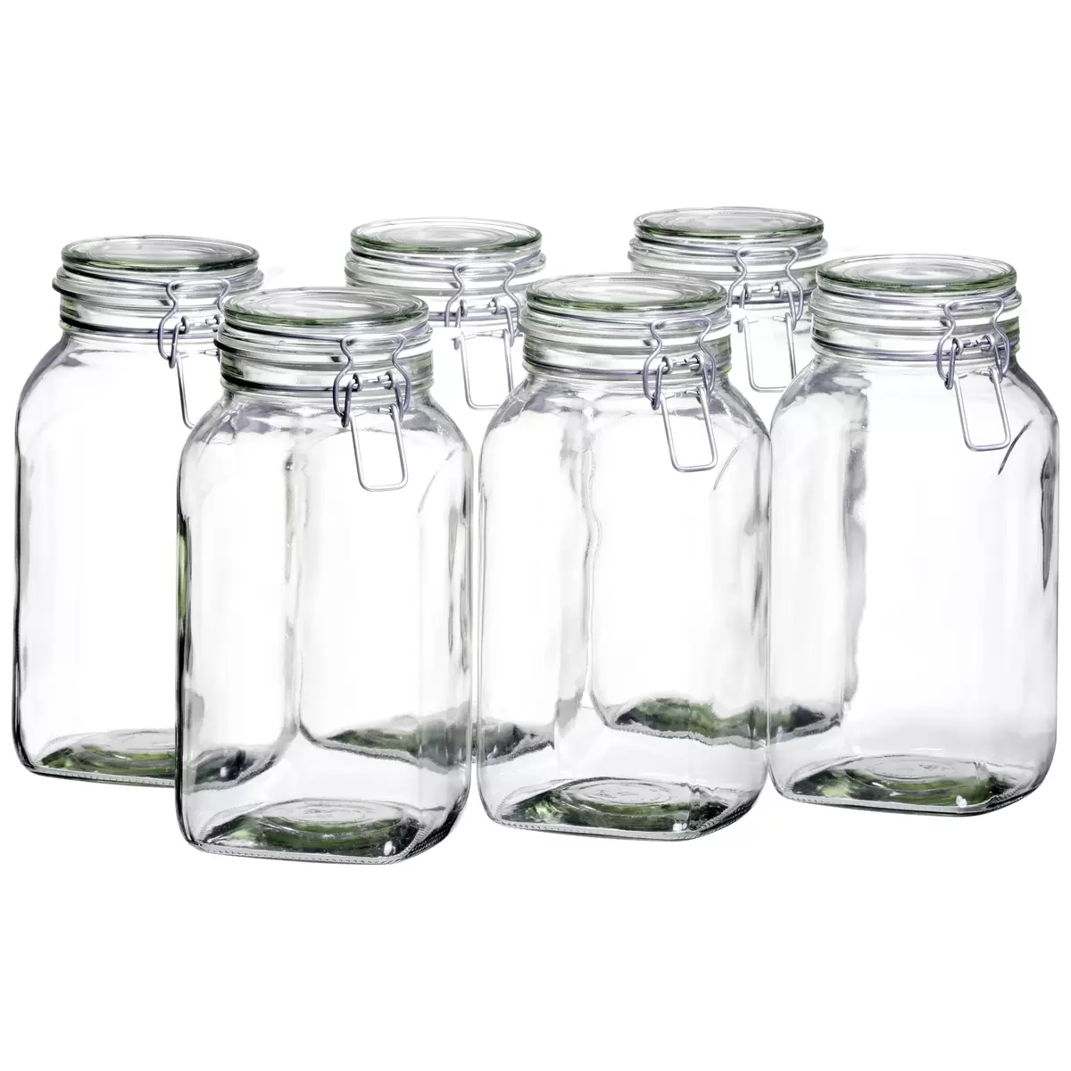 Einmachglas 6er Set GOTHIKA transparent,silber