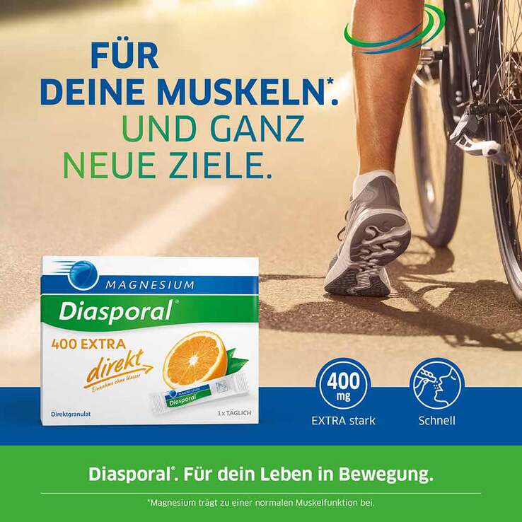 Magnesium Diasporal 400 Extra direkt Granulat, 20 St