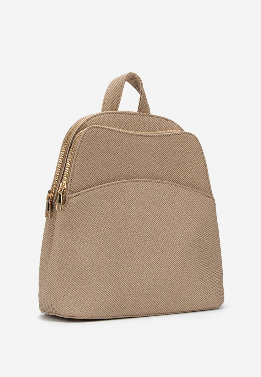 Sac à dos pour femme beige Akaria V2