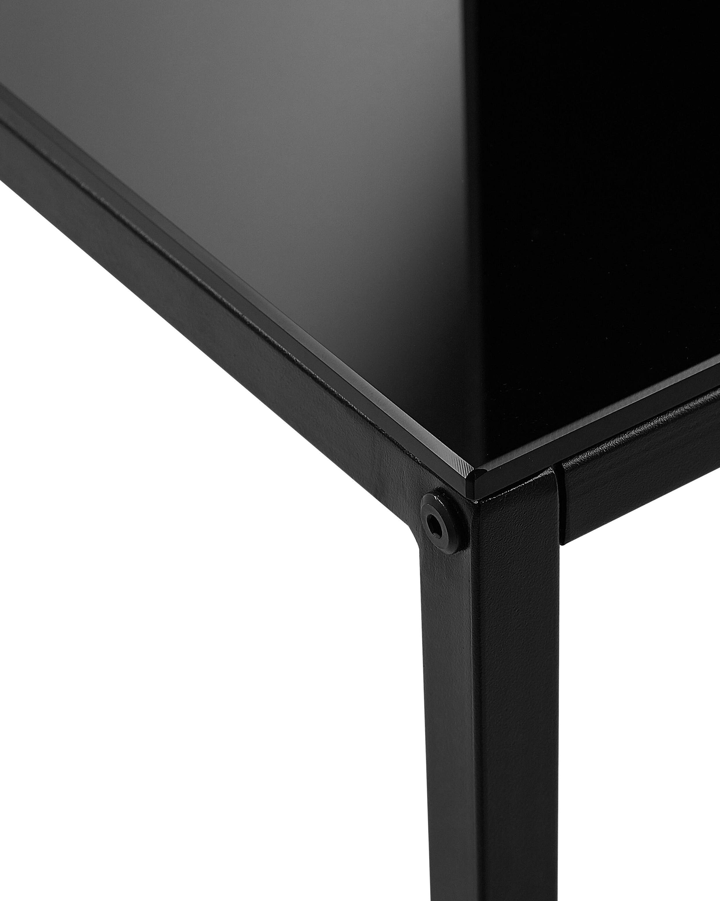 Sidetable DELANO Veiligheidsglas Zwart