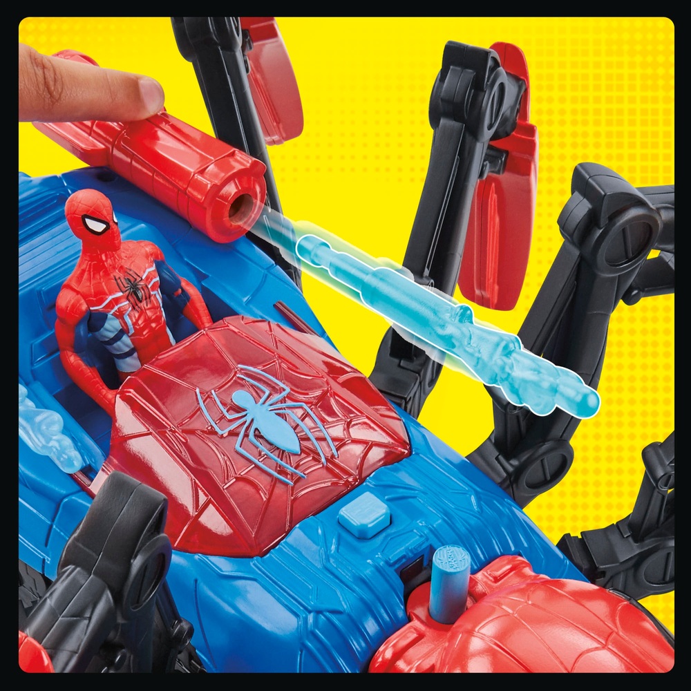 Marvel Spider-Man Crawl 'N Blast Spider mit Spider-Man Actionfigur