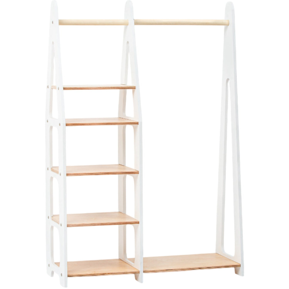Køb Duck Woodworks Børnegarderobe u. Skuffer White