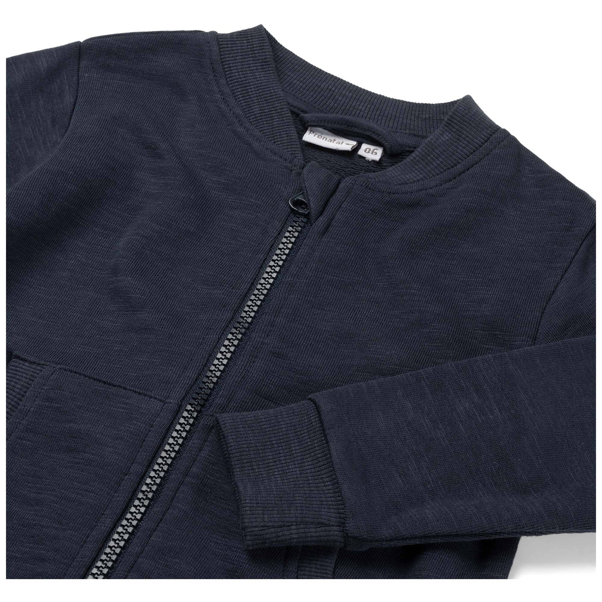 Prénatal baby vest lange mouwen effen blauw
