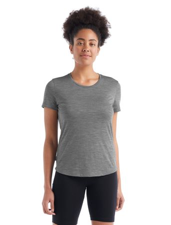 SPHERE II Damen-Merino-Kurzarmshirt  metro hthr  XS