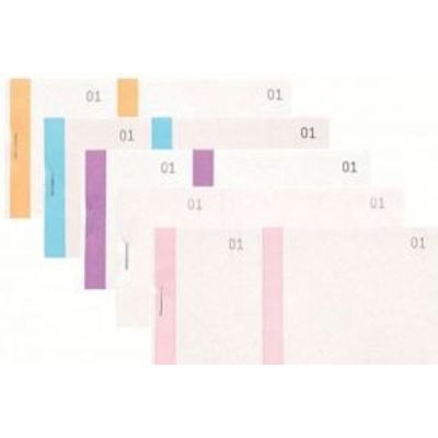 Exacompta - 10 Blocs vendeurs de 100 tickets - 60 x 135 mm - numéroté - couleurs assorties