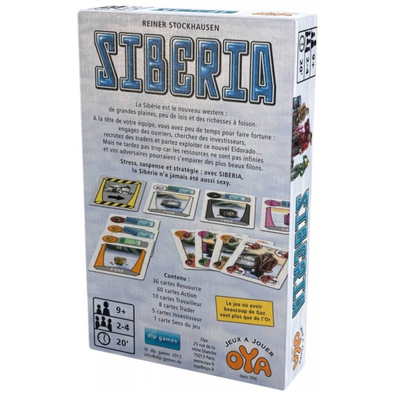 Siberia - le jeu de cartes
