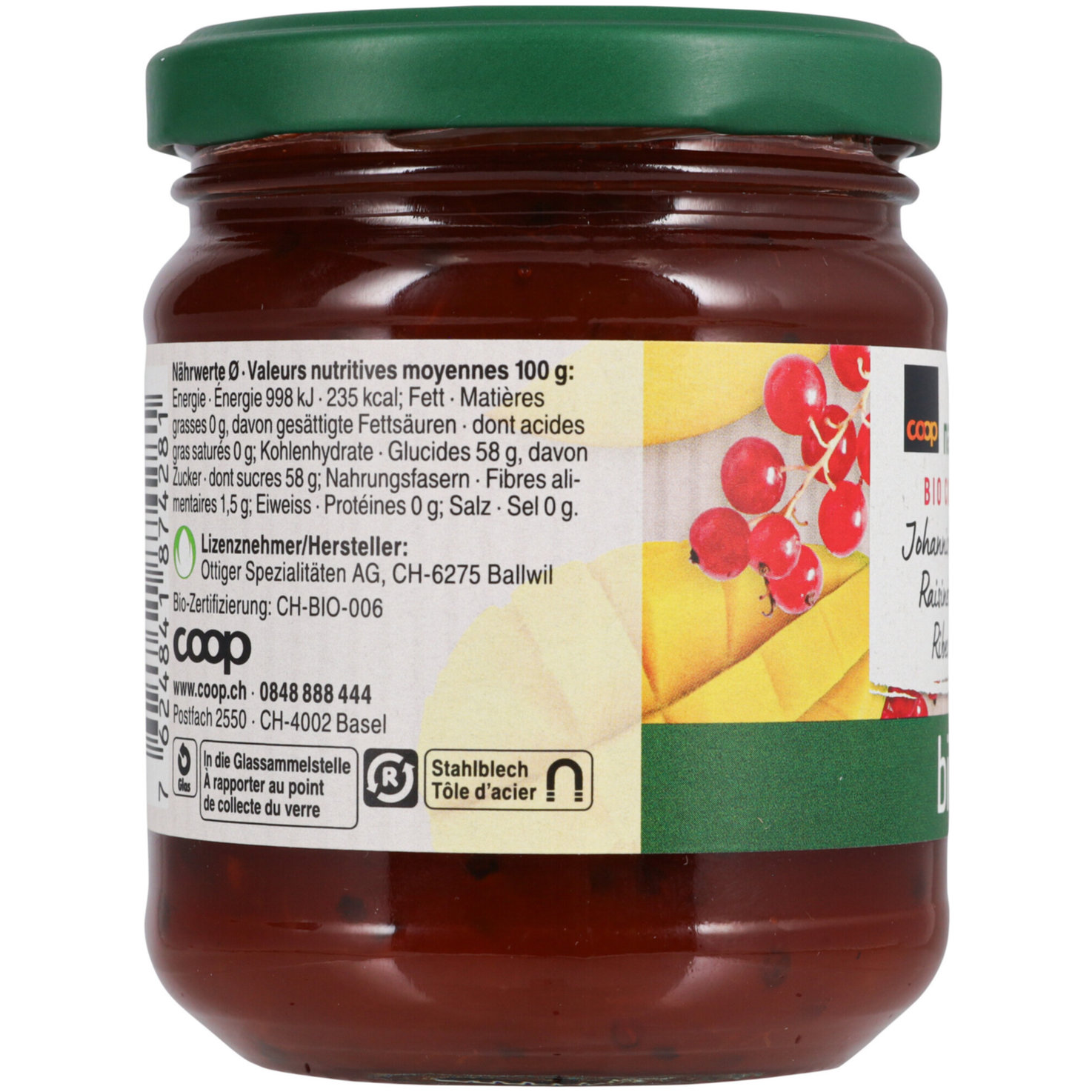 Naturaplan Bio Konfitüre Beere & Mango
