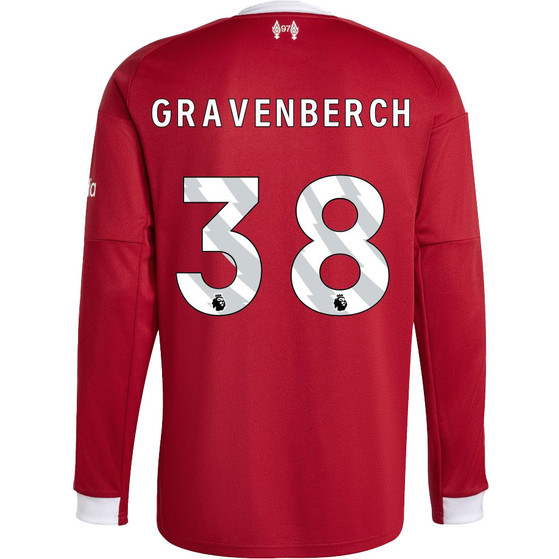 adidas Liverpool Thuis Shirt Lang Gravenberch 38