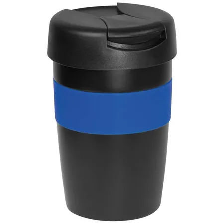 Macma Thermobecher 0,3 Liter, blau-schwarz