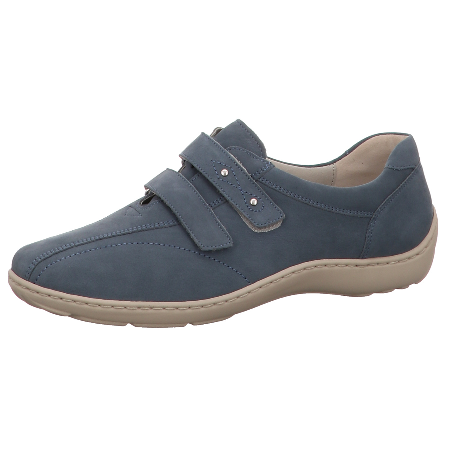 Waldläufer Halbschuh blau blau
