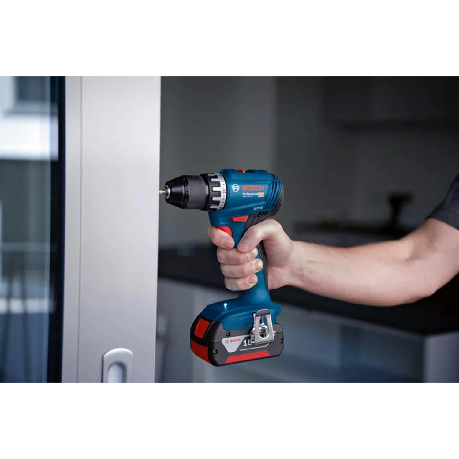 Bosch GSR 18V-45 18V Li-ion Accu schroefboor body in L-Boxx - 45 Nm
