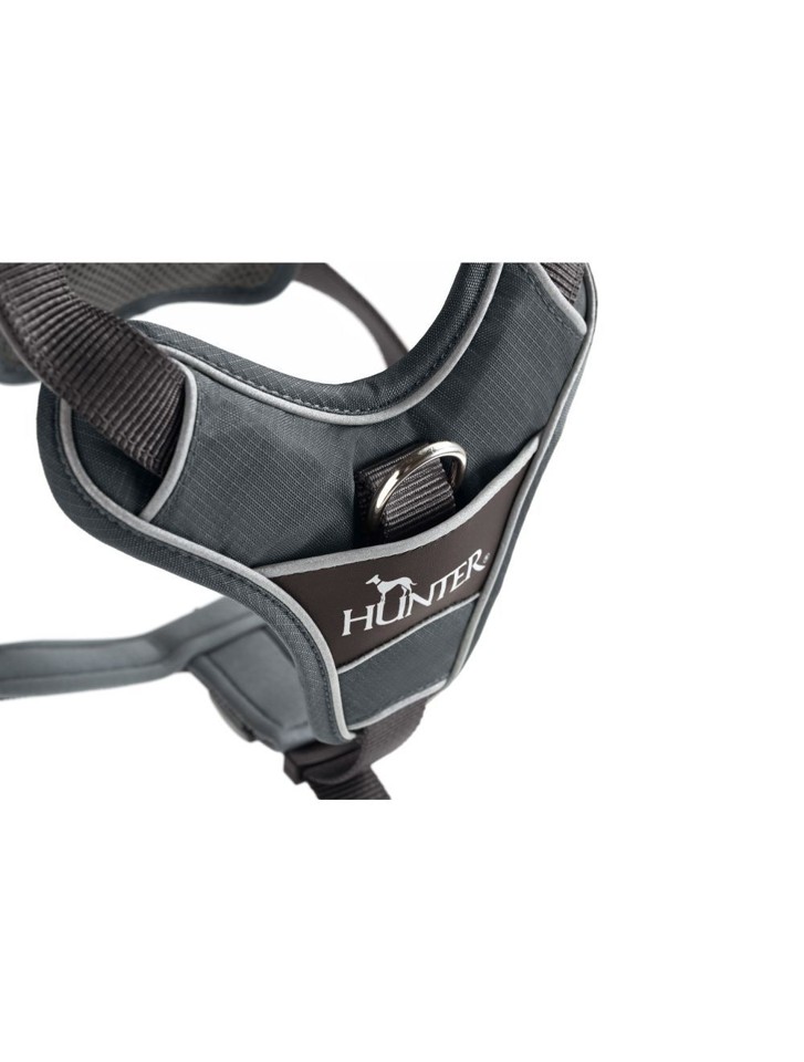 Hunter - Hundesele Divo L grey/grey