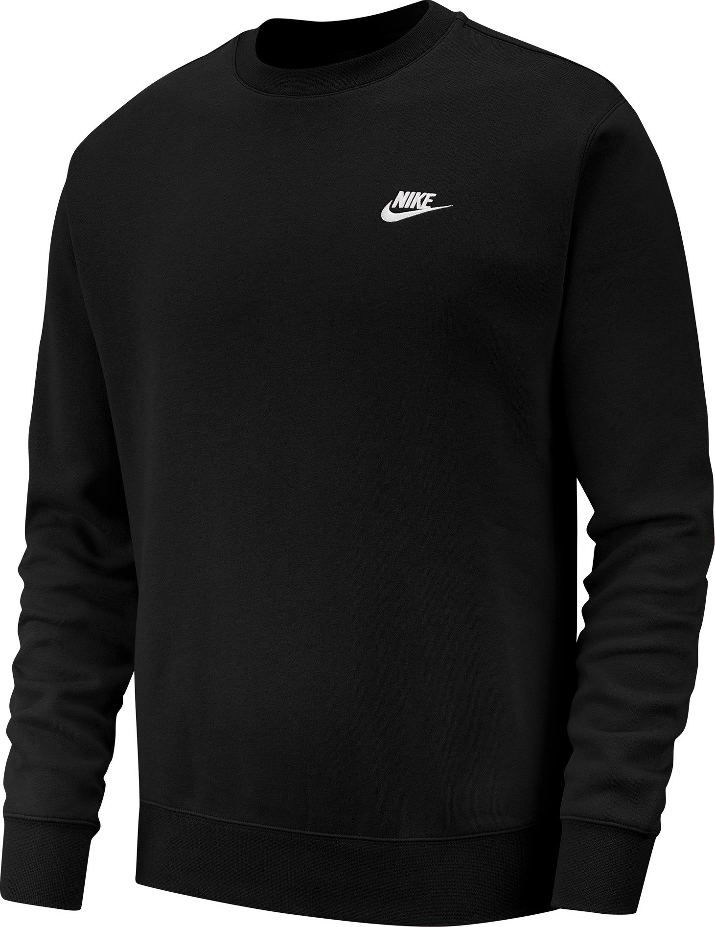 Nike Club Crew Sweatshirt Schwarz Weiss F010