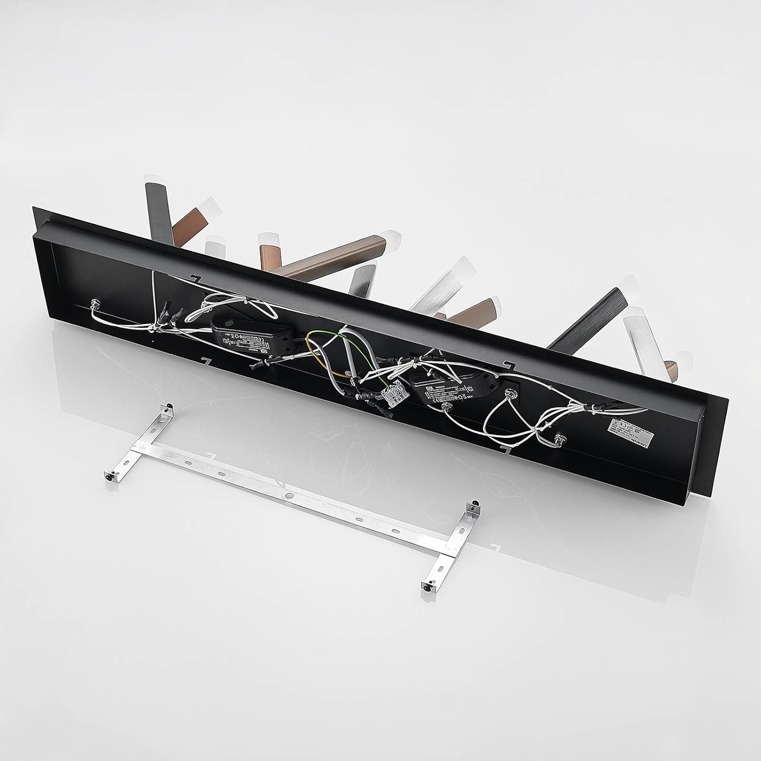 Lucande LED Deckenleuchte Stoika dimmbar (Modern) in Schwarz aus Metall (12 flammig,) - Lampe Deckenlampe Wohnzimmerleuchte