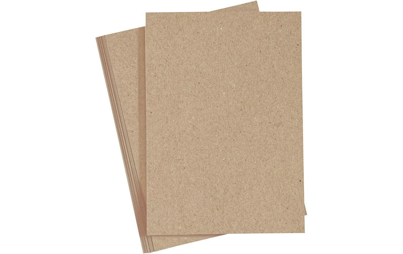 Fotokarton A4, 10 Blatt, NaturBastelpapier