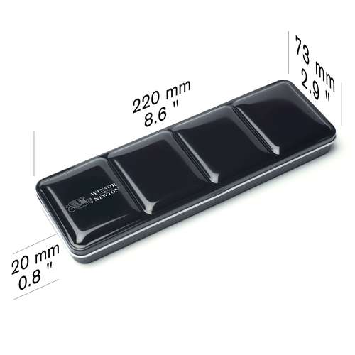 WINSOR & NEWTON™ Professional WATER COLOUR™ BLACK BOX, 12-teiliges Aquarellset