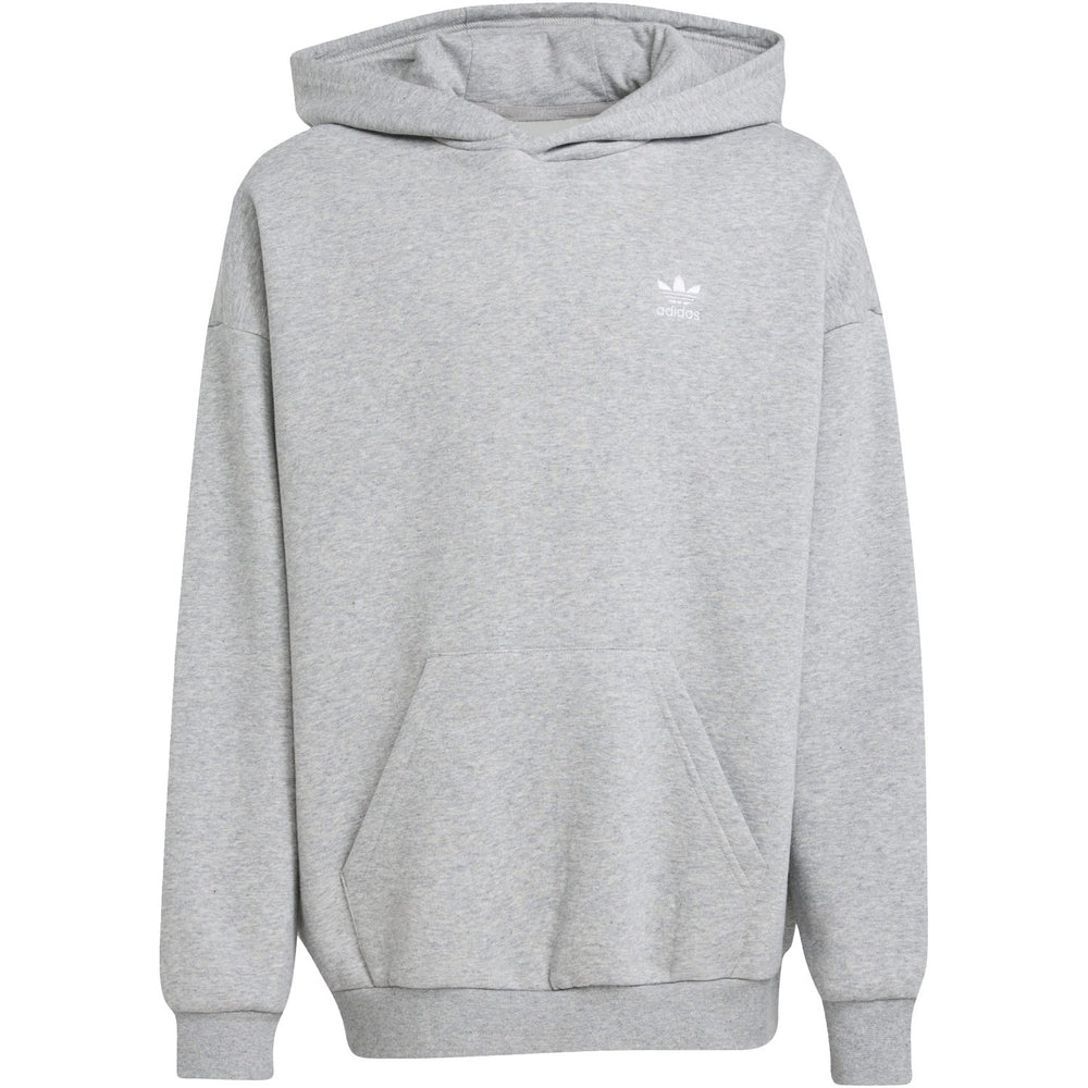 Køb adidas Originals Medium Grey Heather/White Loose Hættetrøje Fl