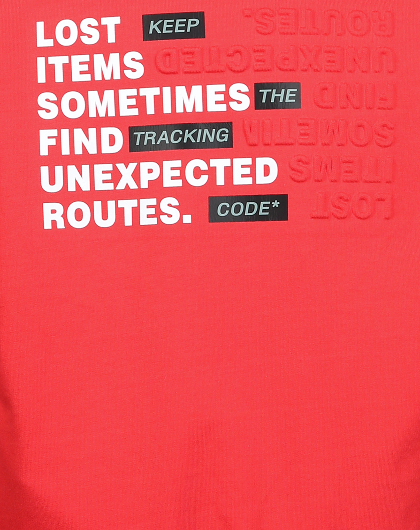 Pullover UNEXPECTED ROUTES in wassermelone