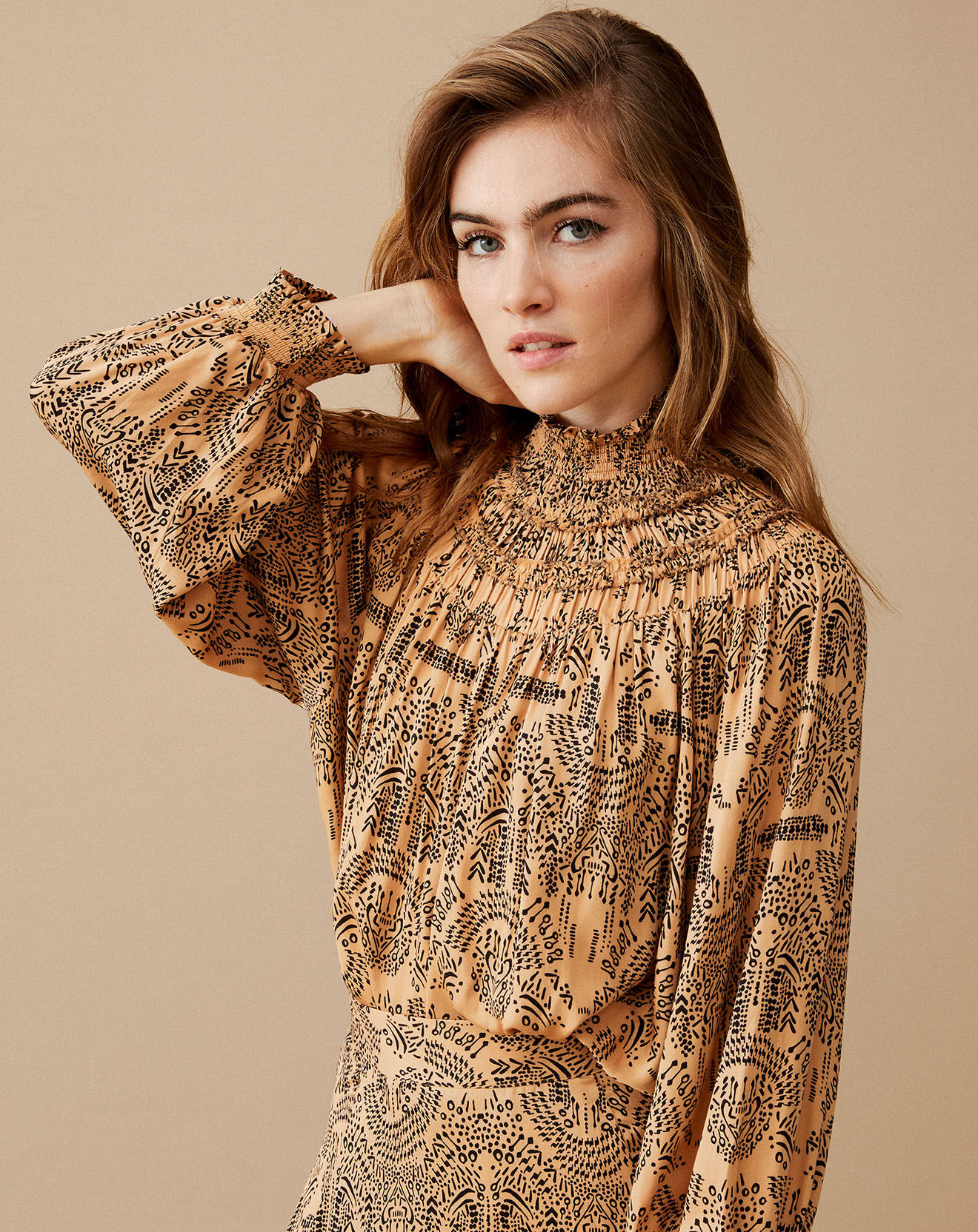 Wild Jupe longue Sibelle camel