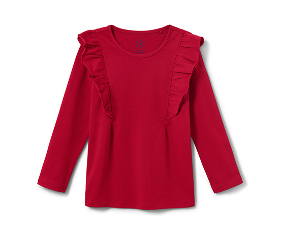 Kinder-Langarmshirt, creme