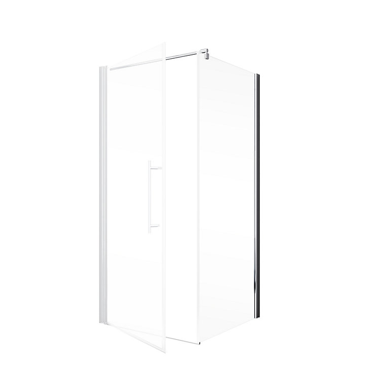 Paroi latérale fixe pour portes de douche battantes, 80 cm, NewStyle Schulte, verre transparent anticalcaire