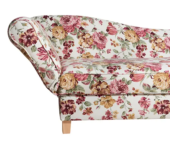 Recamiere »Saturn« mit Stauraum, links, floral