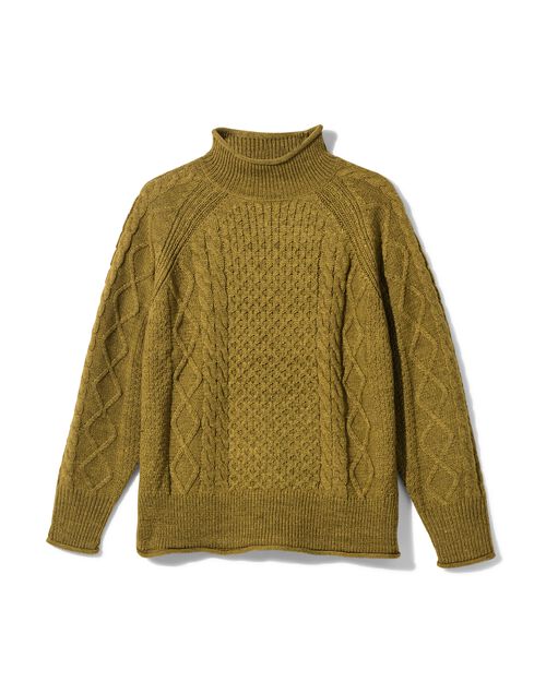 pull en maille femme Zelda vert