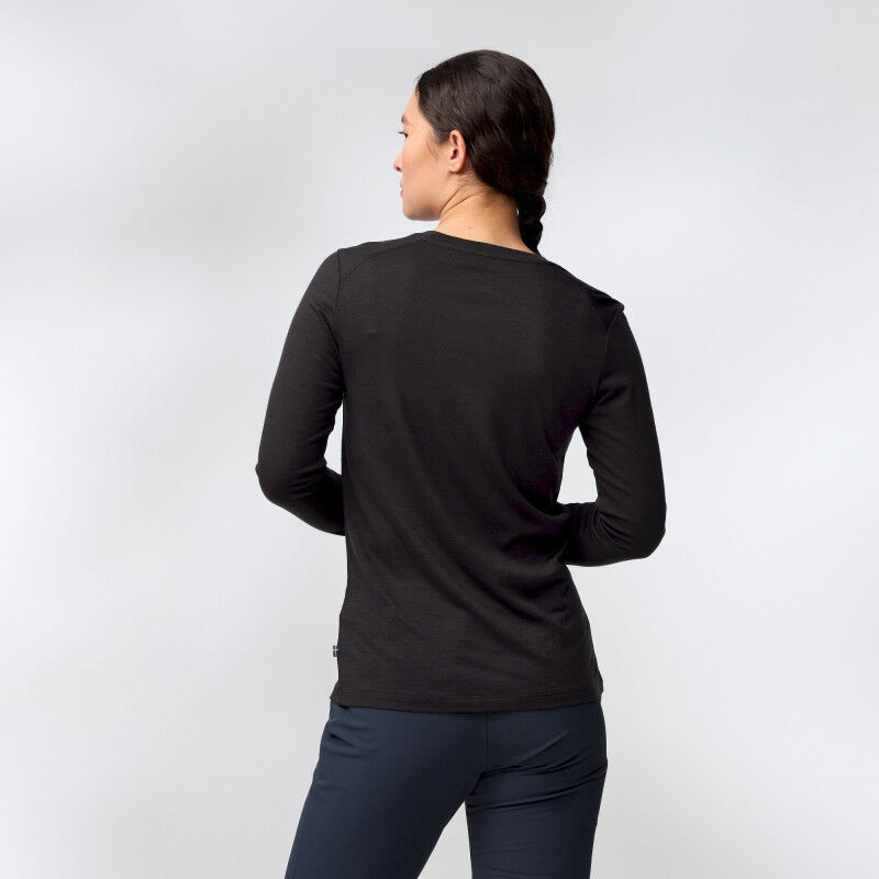 Abisko Wool LS - Maillot thermique laine mérinos femme
