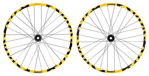 Paire de Roues Mavic Deemax DH YLW 29'' | DH 20x110 - 12x157 mm | 6 trous | 2024