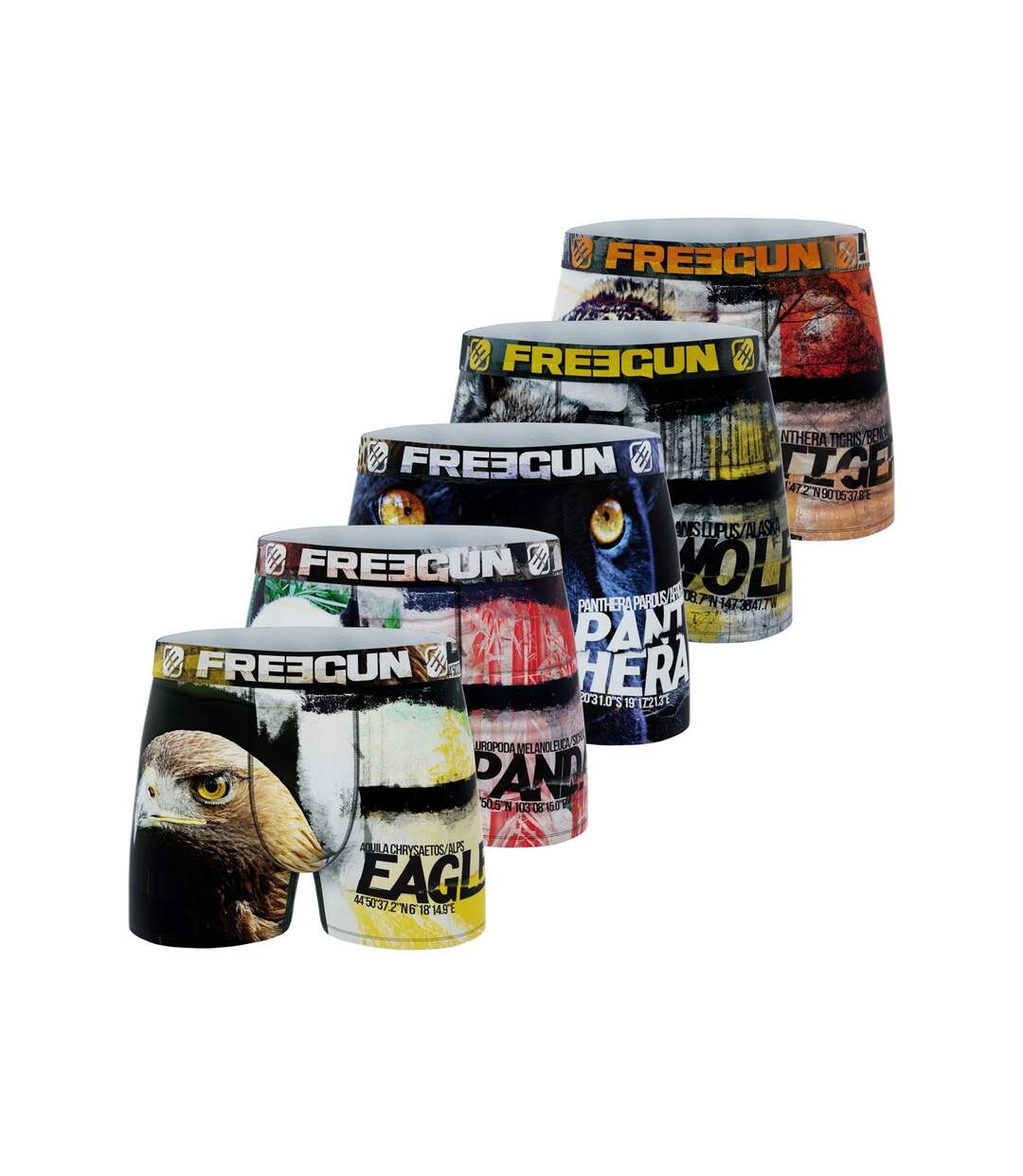 Boxer Homme Microfibre Recyclé, Caleçon Homme Respirant et Confortable (Lot de 5)