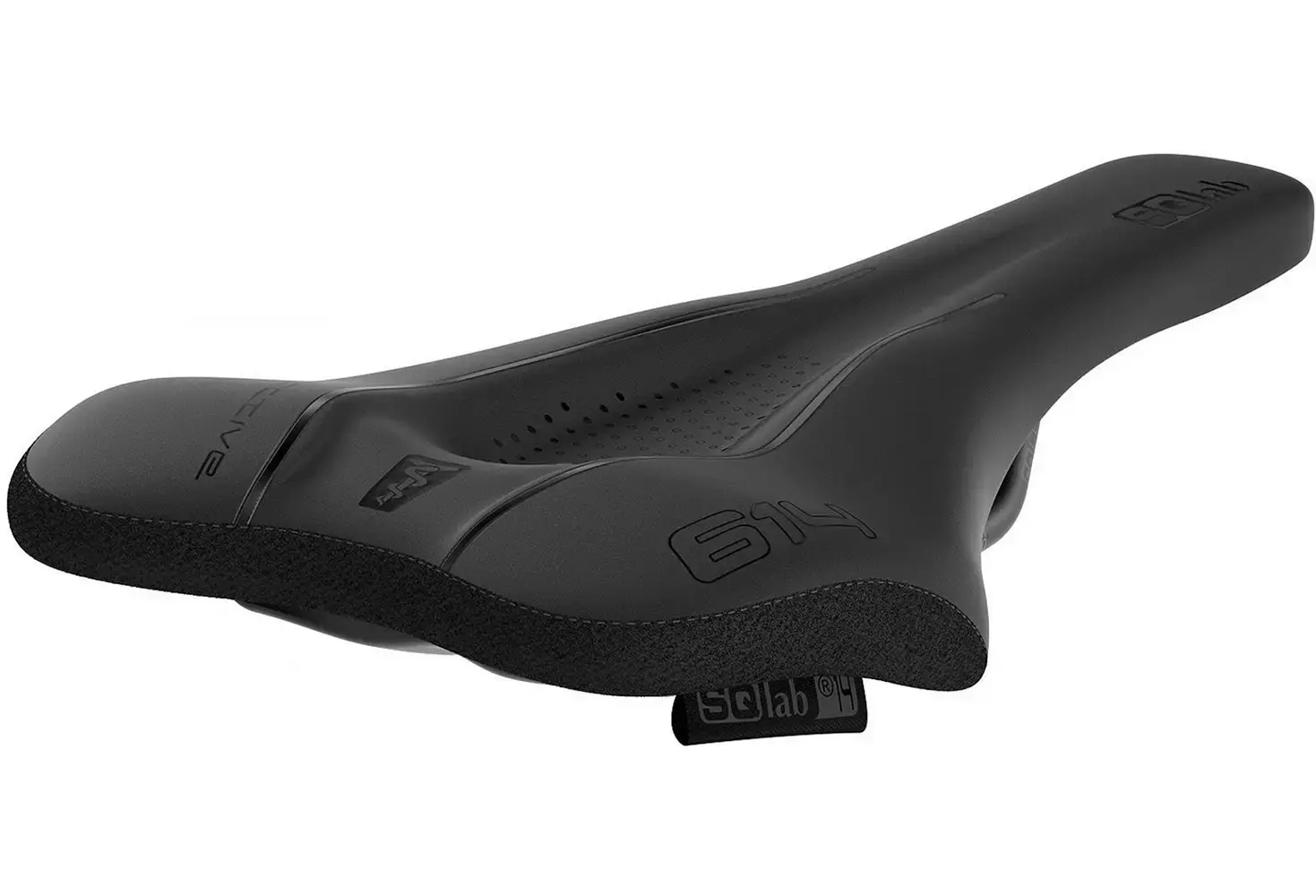 SQlab 614 Ergowave Active 2.1 S-Tube Fietszadel Zwart