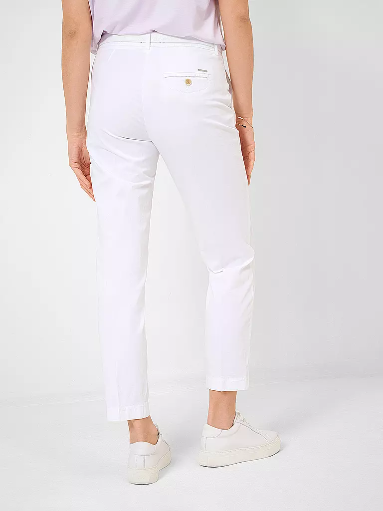 BRAX Chino 7/8 MARON S weiss