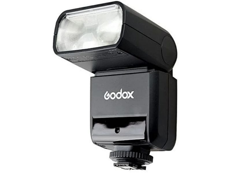 Godox Mini-Kamera-Blitz TT350S Vielseitiges Systemblitzgerat mit HSS und drehbarem Kopf