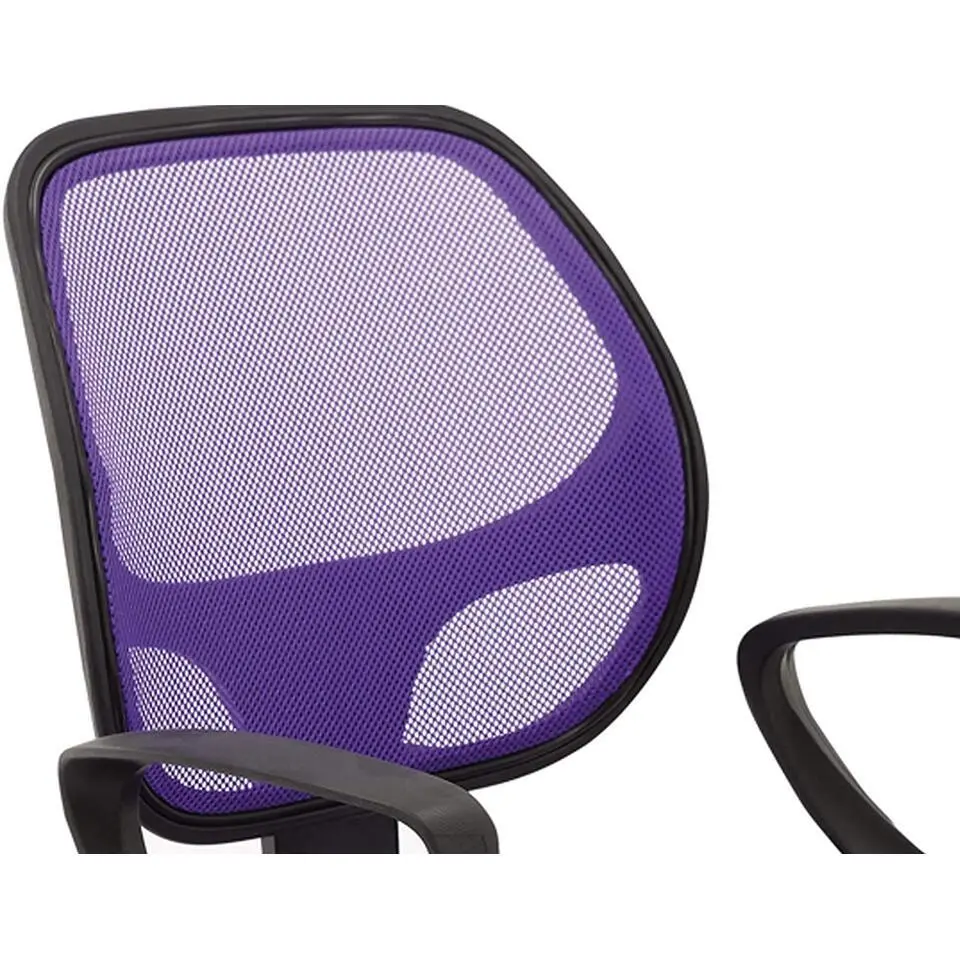 Bureaustoel Buritos - Solide, Verstelbaar en Ergonomisch - Lila