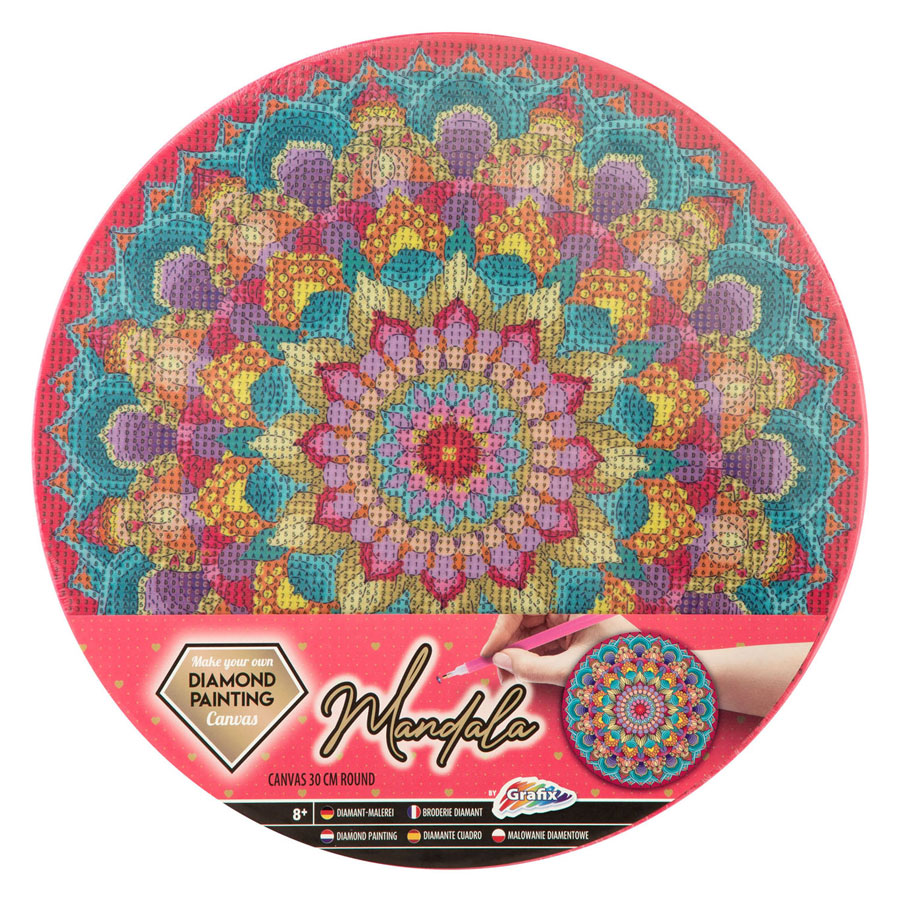 Diamond Painting Mandala Canvas, 30cm
