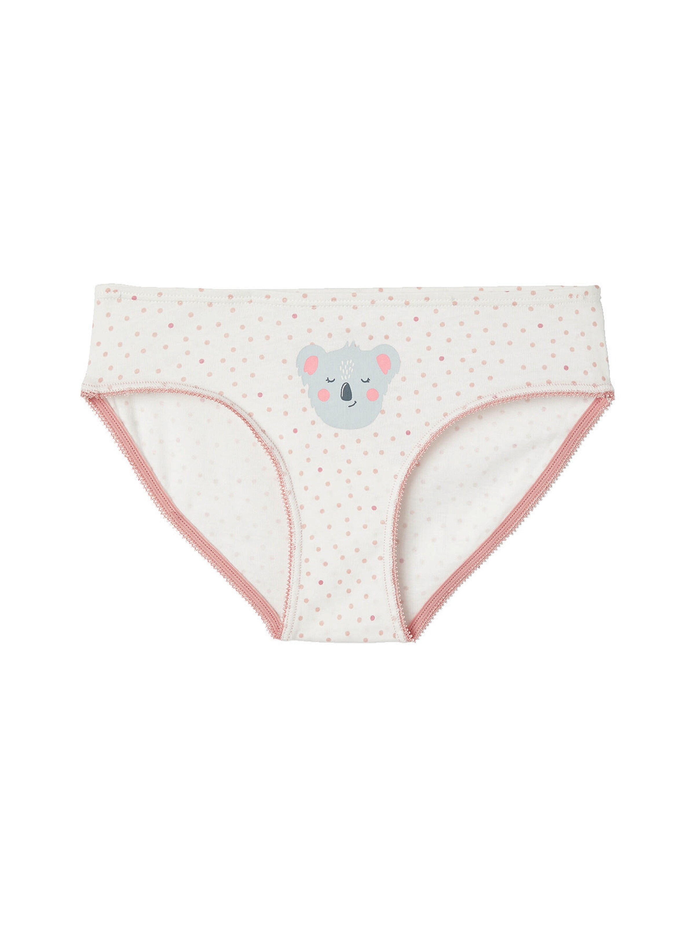 Vertbaudet 7er-Pack Mädchen Slips mit Tiermotiven weiß