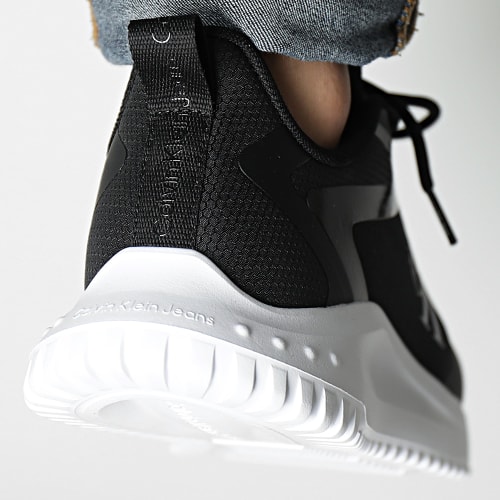 Baskets Eva Runner Low Lace 0968 Black Bright White