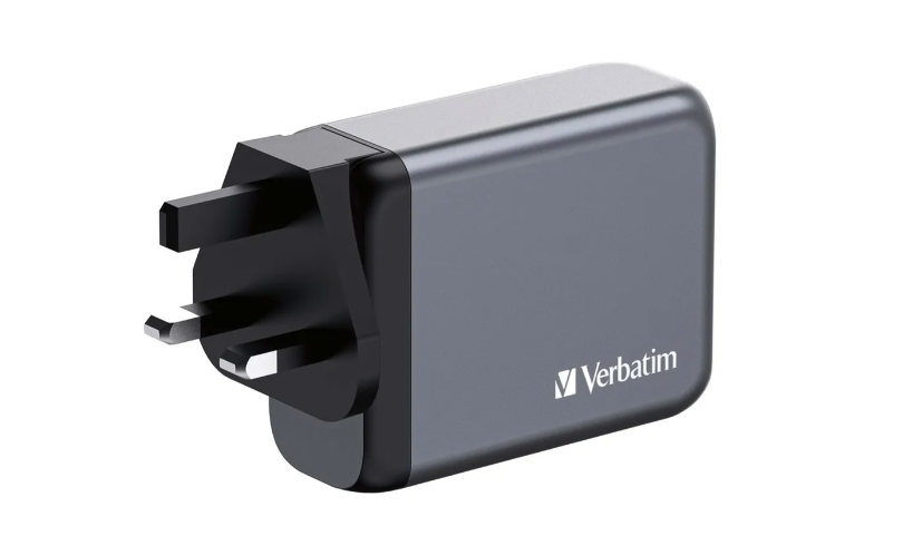 (100W) 3x USB C / 1x USB A GaN Ladegerät Netzteil PD 3.0 QC 3.0   Adapter Stecker EU / UK / US (32202) - Grau