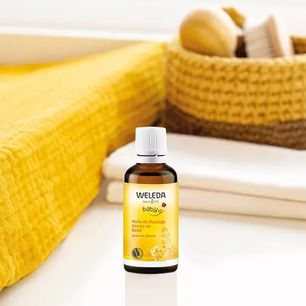 Óleo de Massagem para Barriga de Bebê Weleda 50ml