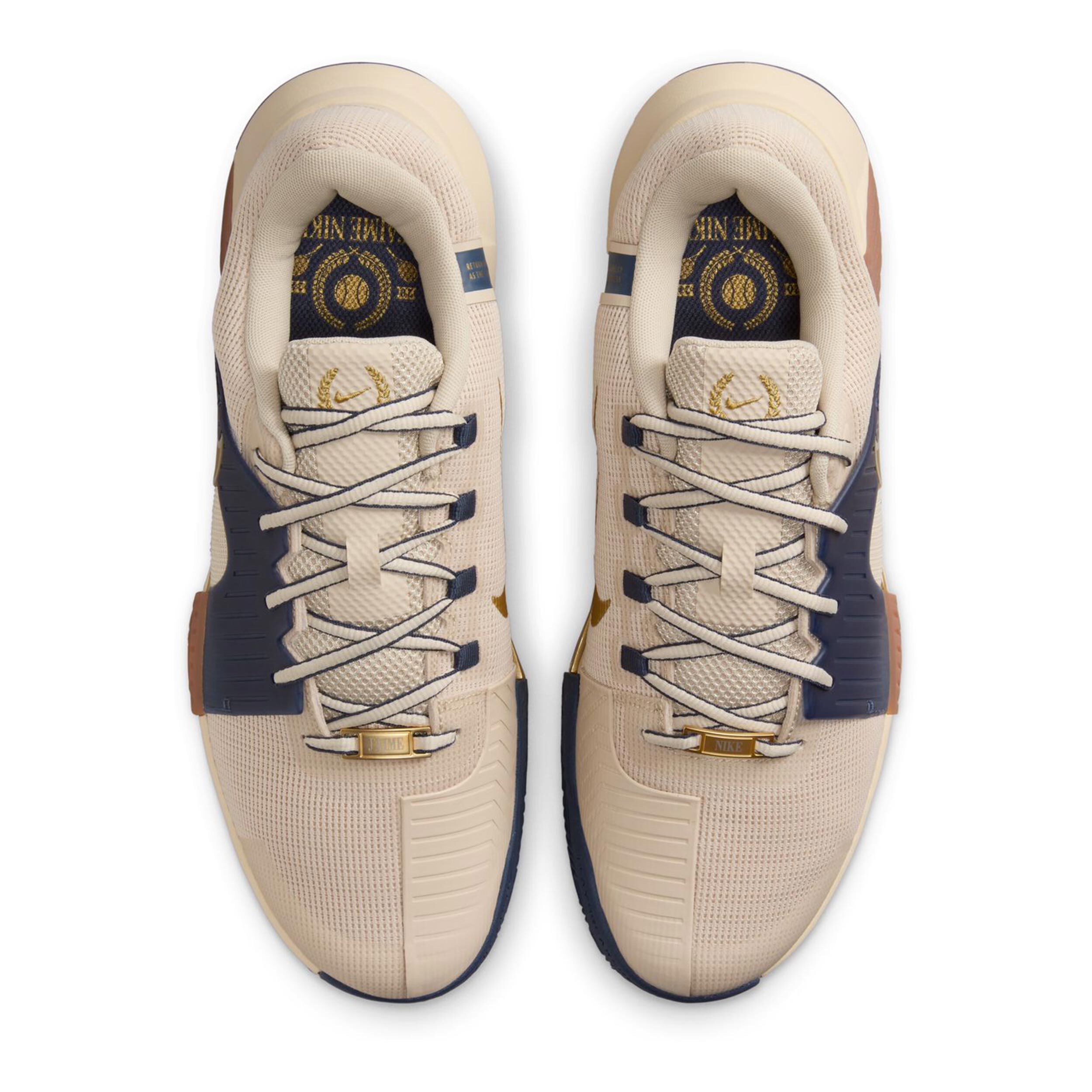 Nike Zoom GP Challenge 1 PRM Chaussure Terre Battue Hommes - Beige , Bleu Foncé