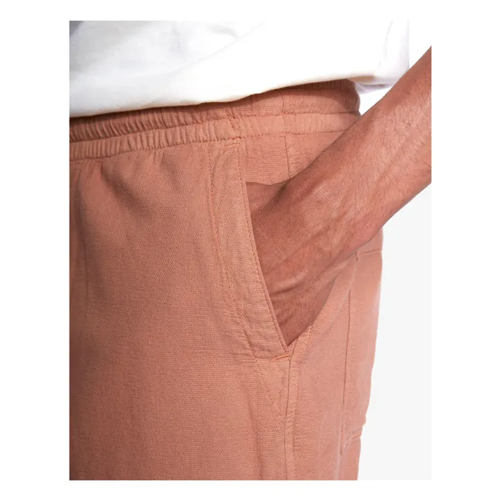 Olow Pantalon Hatha Coton Bio | Abricot