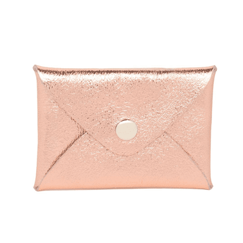 Porte-cartes cartao rose