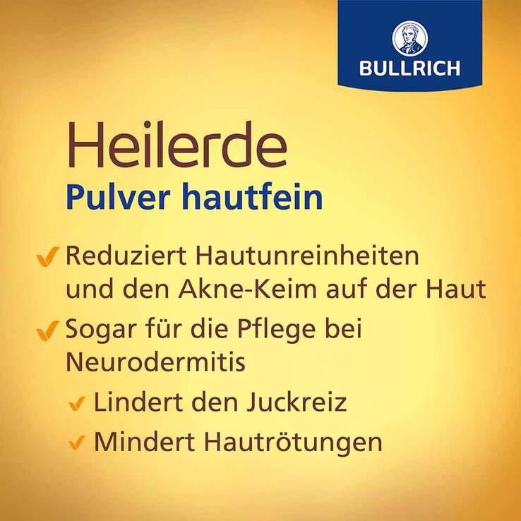 Bullrich Heilerde Pulver hautfein, 500 g