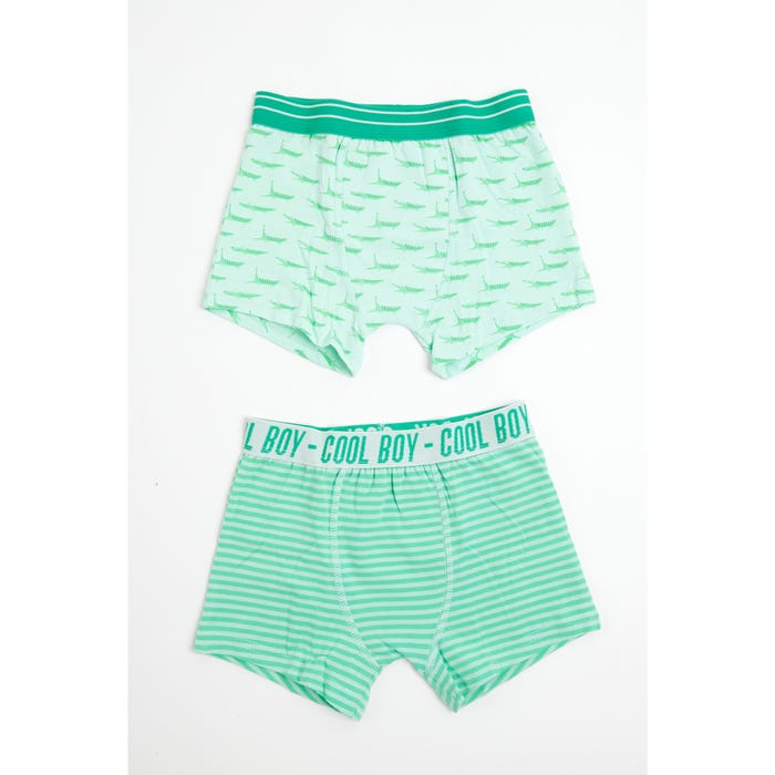 inSua-Kids 2-pack boxershorts krokodillen - Insua