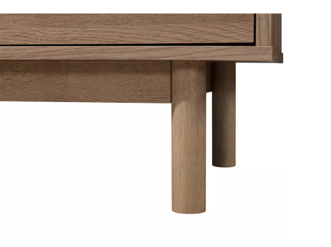 Commode avec 4 tiroirs Chêne