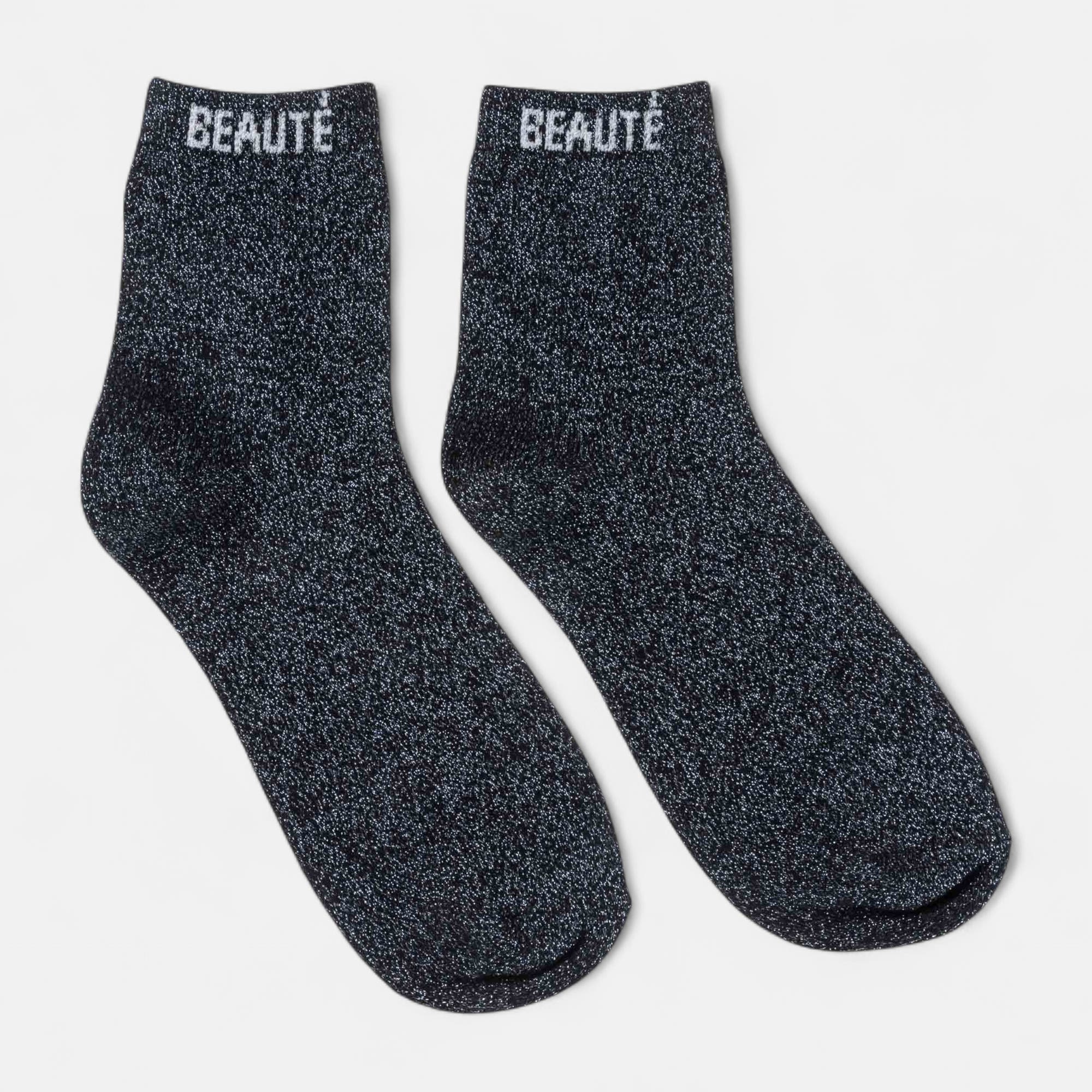 Chaussettes Femme bleu marine