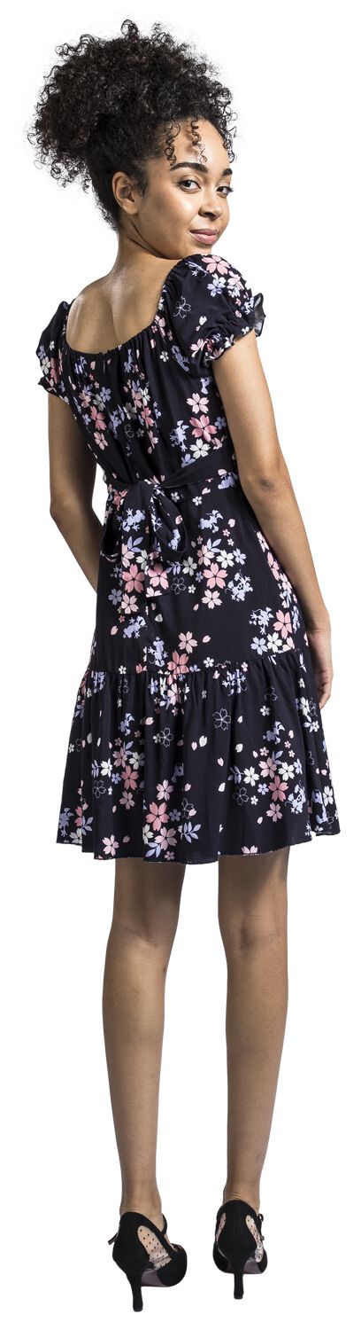Fleurs | Mickey & Minnie Mouse Robe mi-longue