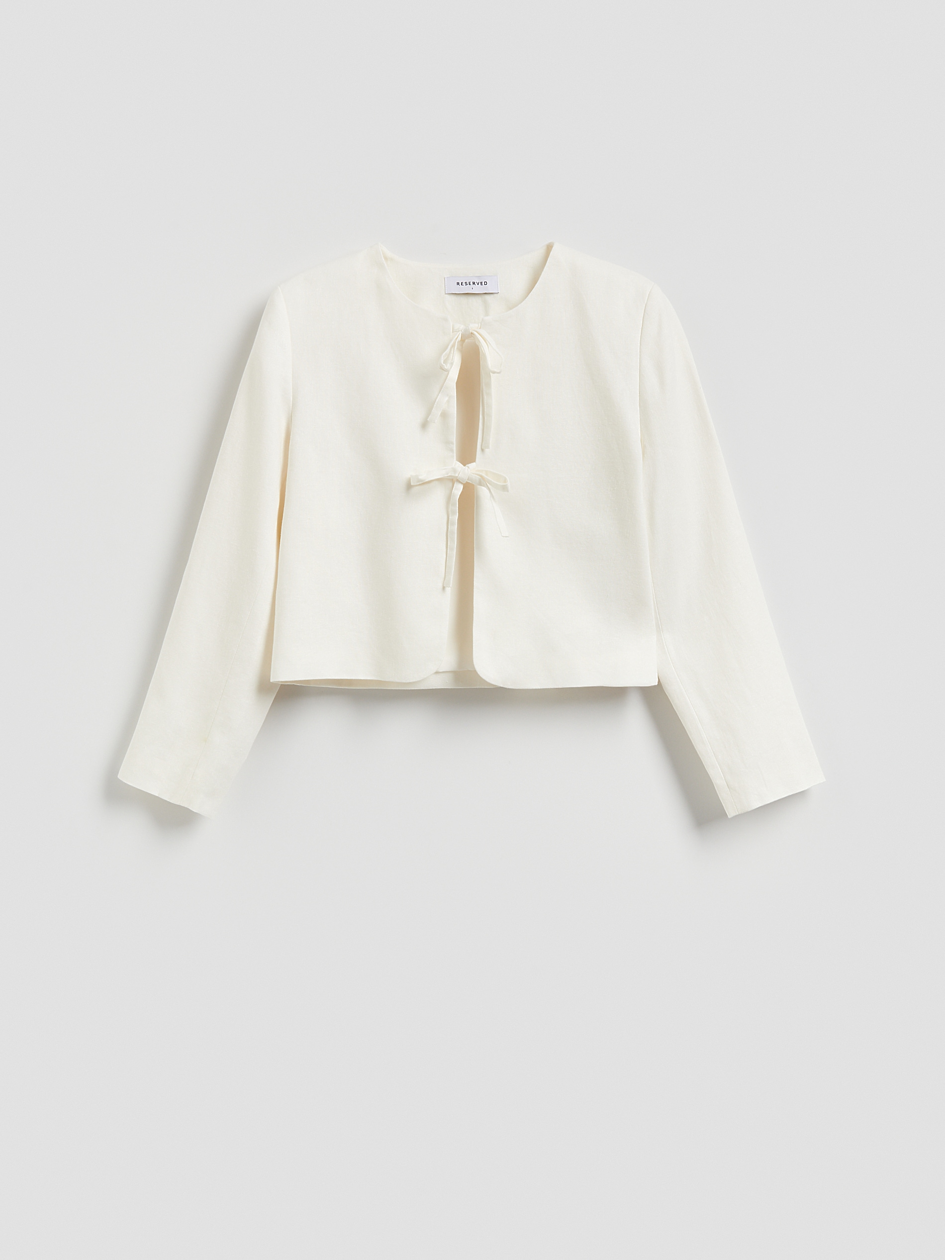 Blazer mit hohem Leinenanteil mit Viskosegemisch
