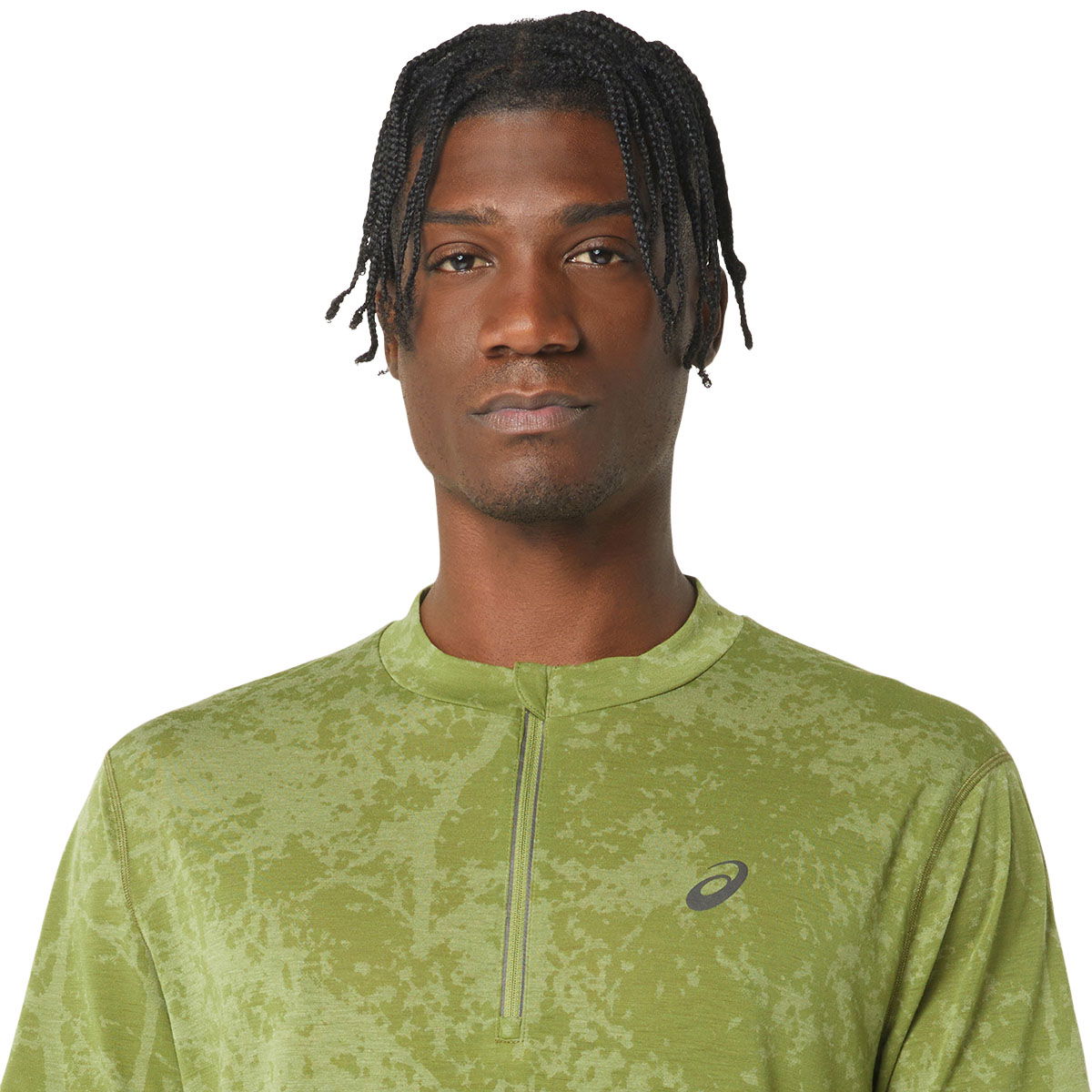 Asics Metarun Pattern 1/2 Zip Løbe T-shirt Herre